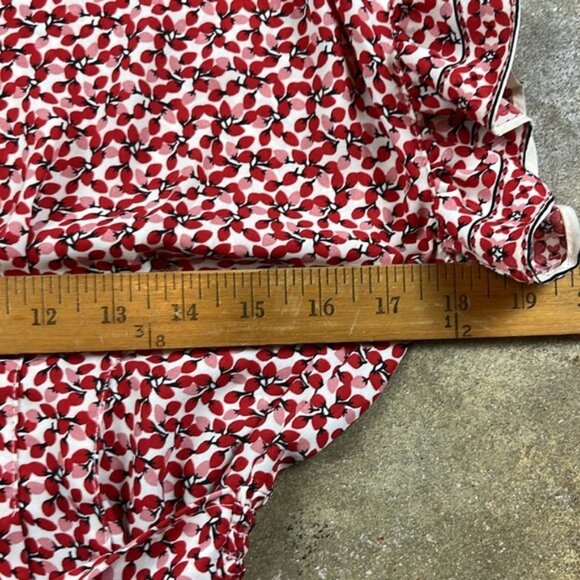 Max Studio patterned pink and Red Women's TopSize: Small - Picture 6 of 6